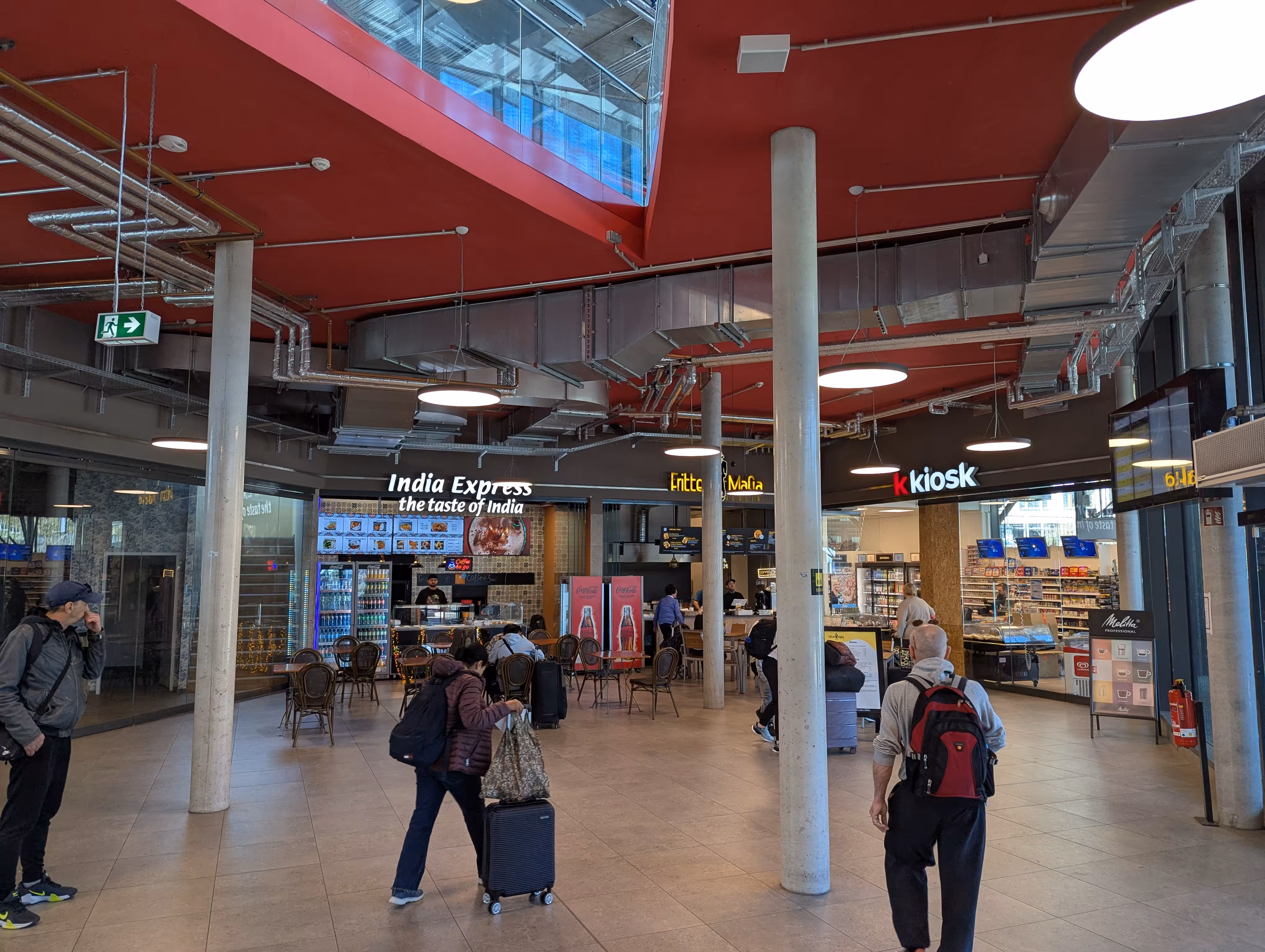 The gastronomy area.